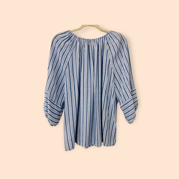 New Directions | Size Large Womens striped blouse - Picture 5 of 6